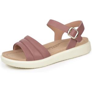 ORTOREX Women’s Arch Support Orthopedic Walking Sandals – Comfortable Sandals(Apricot)