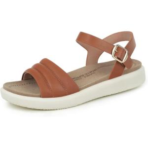 ORTOREX Women’s Arch Support Orthopedic Walking Sandals – Comfortable Sandals(Brown)