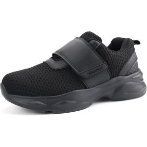 Ortho+rest Women Diabetic Shoes with Adjustable Closure Orthopedic Walking Shoes for Edema Plantar Fasciitis Bunions Arthritis Swollen Feet(Black)