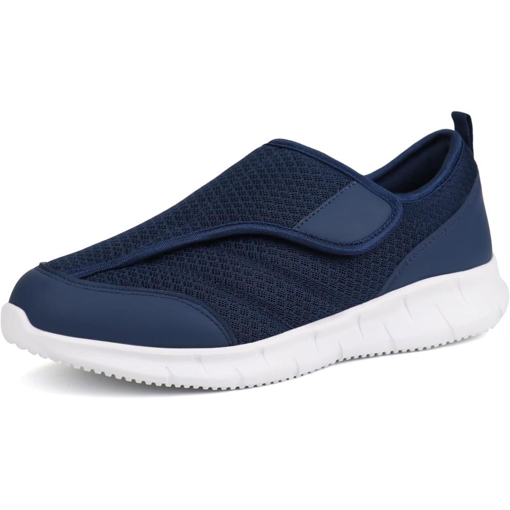 imageOrthorest Women Orthopedic Diabetic Walking Shoes Slip On Shoes for Swollen FeetNavy