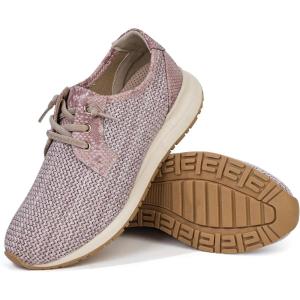 Ortho + Rest Women Orthopedic Bunion Walking Shoes Comfortable Fashion Sneakers(Pink)