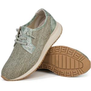 Ortho+rest Women Orthopedic Bunion Walking Shoes Wide Toe Box Comfortable Fashion Sneakers(Green)